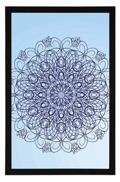 Plakat apstraktna cvjetna Mandala