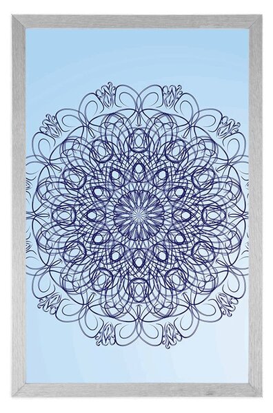 Plakat apstraktna cvjetna Mandala