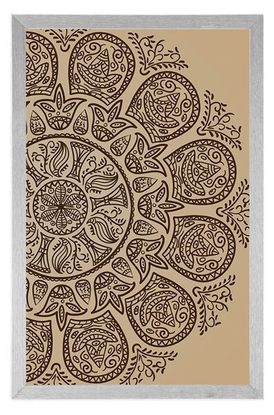 Plakat Mandala s apstraktnim prirodnim uzorkom