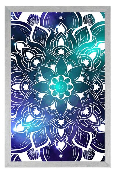 Plakat moderna Mandala s orijentalnim uzorkom