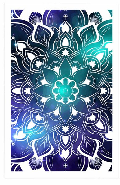 Plakat moderna Mandala s orijentalnim uzorkom