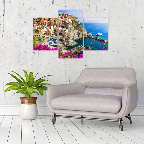 Slika - Italijanska vasica Manarola (90x60 cm)