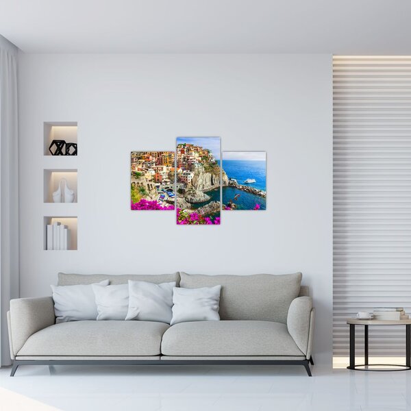 Slika - Italijanska vasica Manarola (90x60 cm)