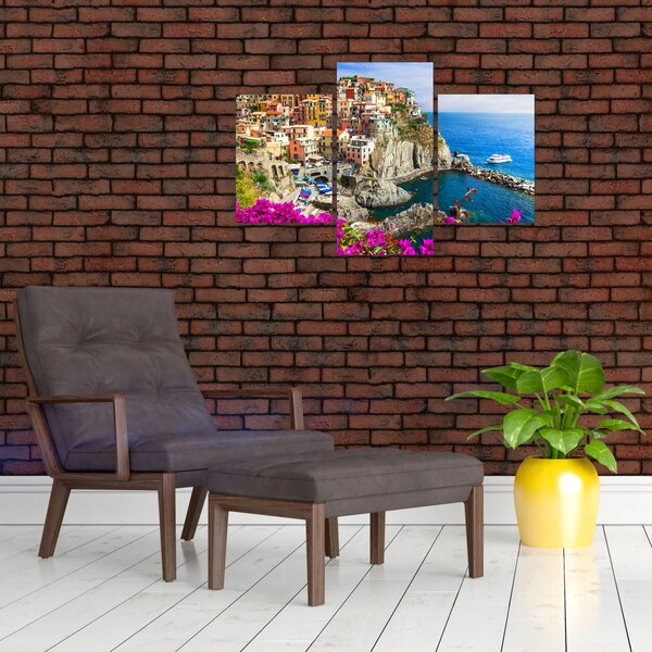 Slika - Italijanska vasica Manarola (90x60 cm)