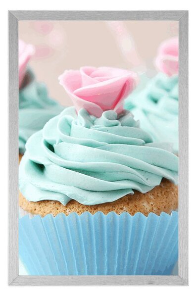 Plakat šareni slatki cupcakes