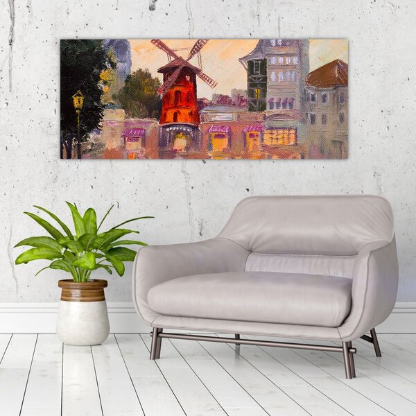 Slika - Moulin rouge, Pariz, Francija (120x50 cm)