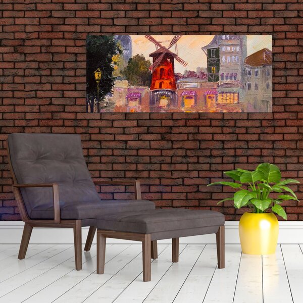 Slika - Moulin rouge, Pariz, Francija (120x50 cm)