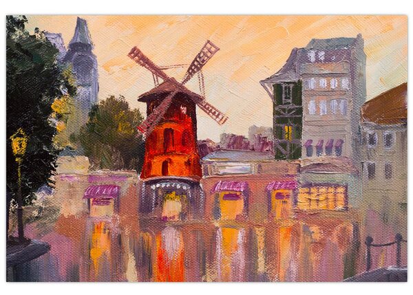 Slika - Moulin rouge, Pariz, Francija (90x60 cm)