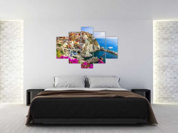 Slika - Italijanska vasica Manarola (150x105 cm)