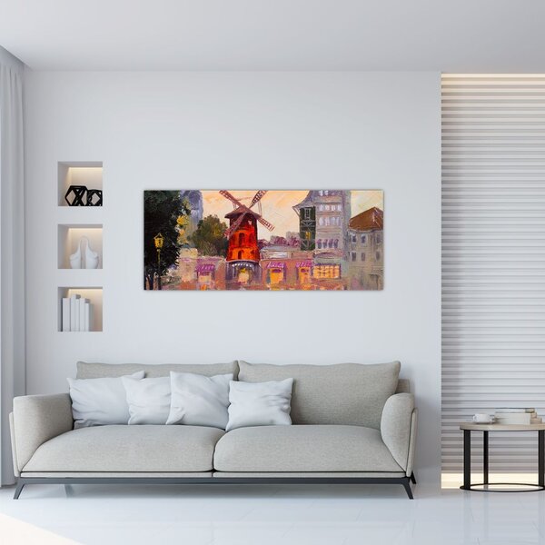 Slika - Moulin rouge, Pariz, Francija (120x50 cm)