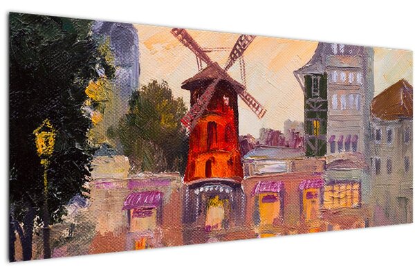 Slika - Moulin rouge, Pariz, Francija (120x50 cm)