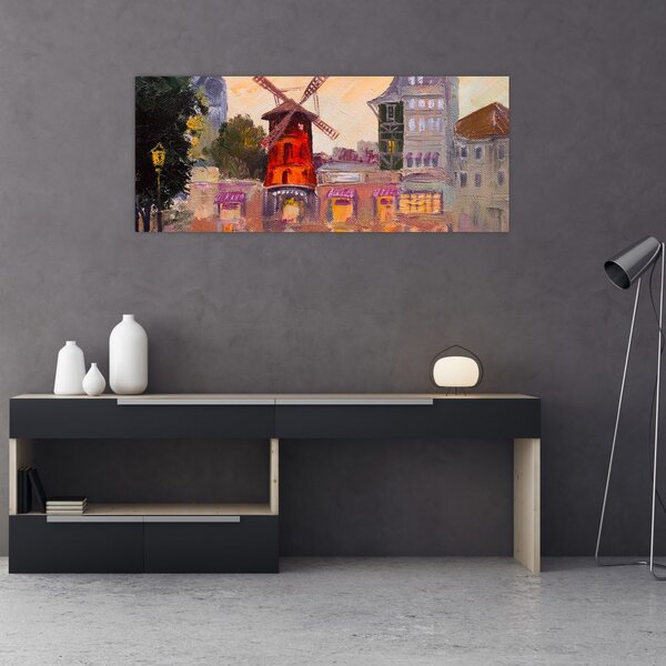 Slika - Moulin rouge, Pariz, Francija (120x50 cm)