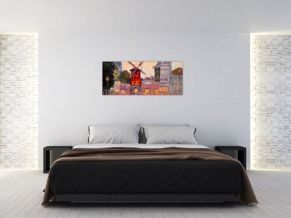 Slika - Moulin rouge, Pariz, Francija (120x50 cm)