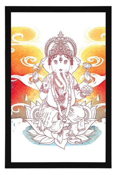 Plakat hinduistički Ganeša