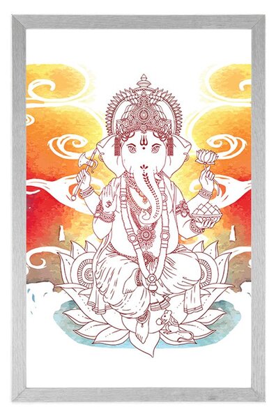 Plakat hinduistički Ganeša