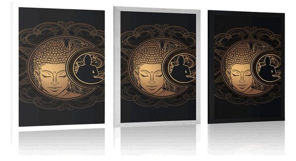 Plakat Buddha i njegova snaga harmonije