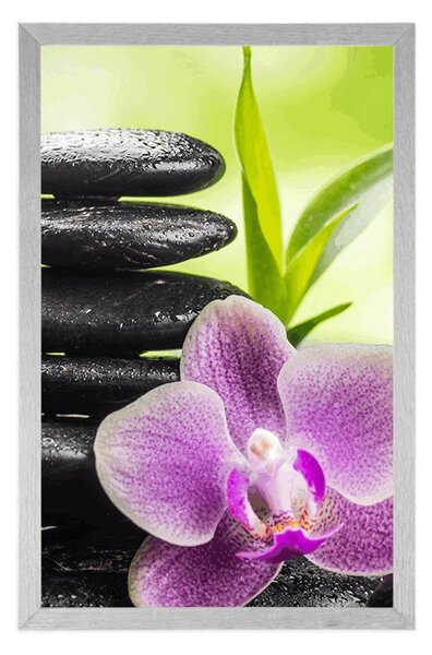 Plakat meditacijska Zen kompozicija