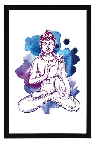 Plakat ilustracija Buddhe