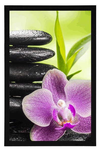Plakat meditacijska Zen kompozicija