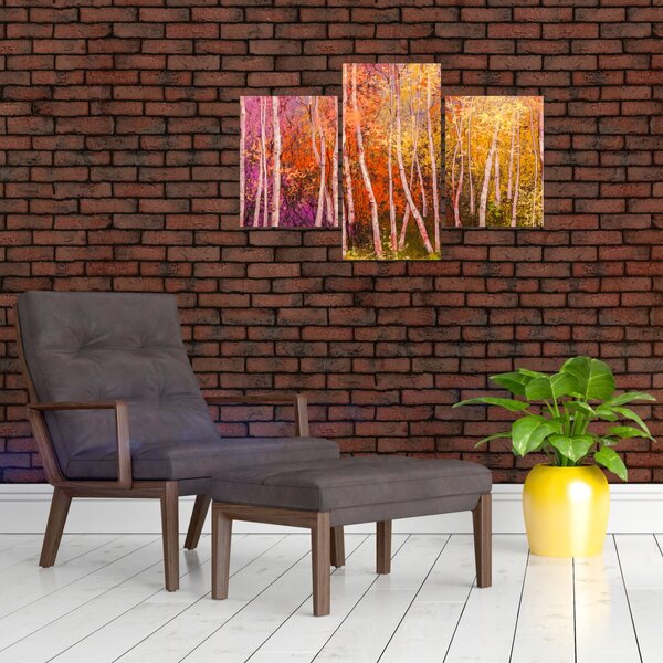 Slika pisanega gozda (90x60 cm)