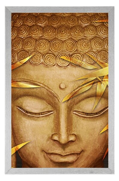 Plakat Buddha s osmijehom na licu