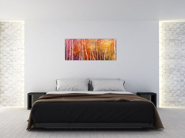 Slika pisanega gozda (120x50 cm)