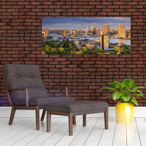 Slika - Obzorje Rotterdama, Nizozemska (120x50 cm)