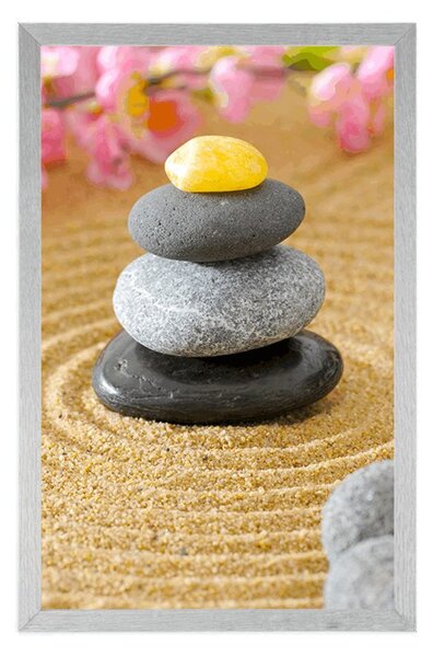Plakat piramida Zen kamenja