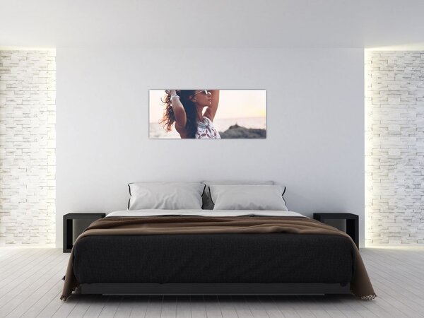 Slika ženske na plaži (120x50 cm)