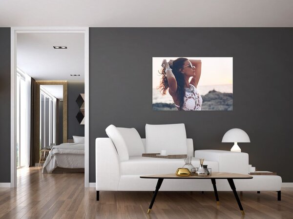 Slika ženske na plaži (90x60 cm)