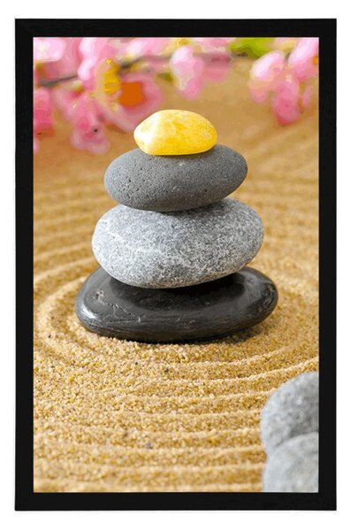 Plakat piramida Zen kamenja