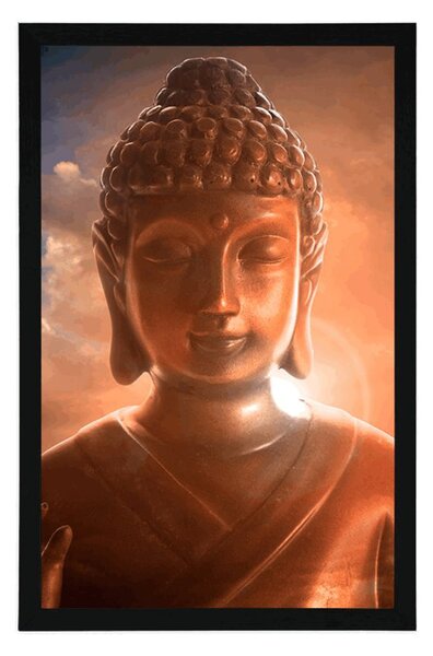 Plakat Buddha između oblaka