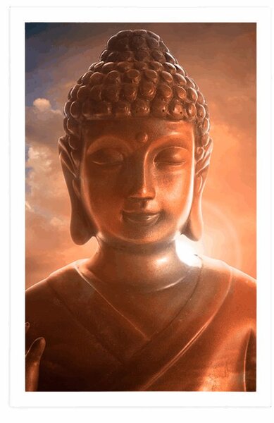 Plakat Buddha između oblaka