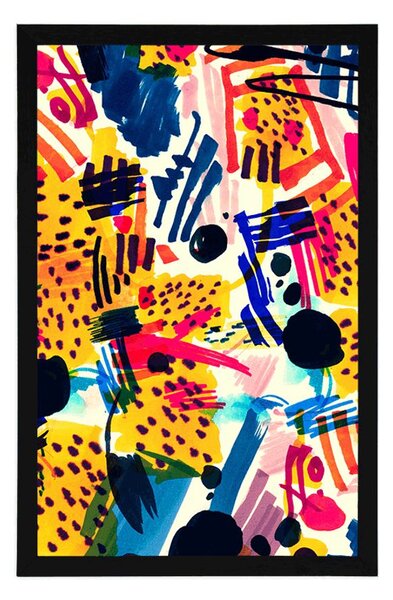 Plakat pop-art apstrakcija