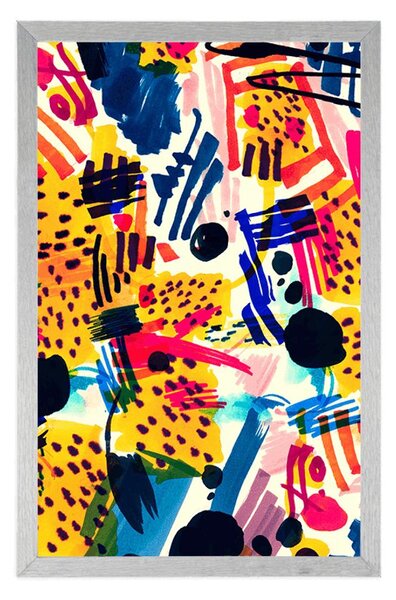 Plakat pop-art apstrakcija