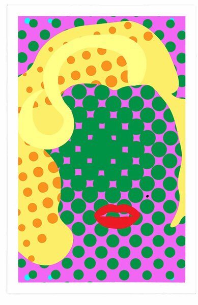 Plakat Marilyn Monroe u pop-art stilu