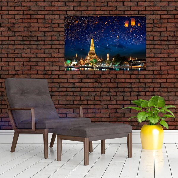 Slika - Luči za srečo, Bangkok (90x60 cm)