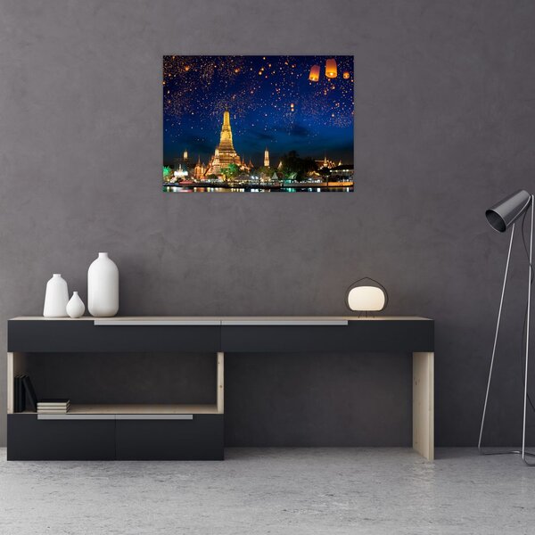Slika - Luči za srečo, Bangkok (70x50 cm)