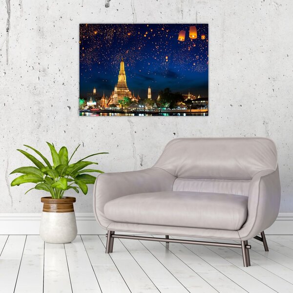 Slika - Luči za srečo, Bangkok (70x50 cm)