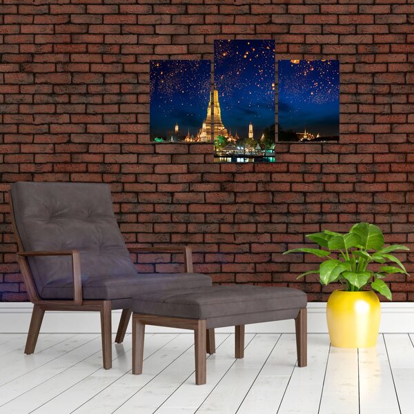 Slika - Luči za srečo, Bangkok (90x60 cm)