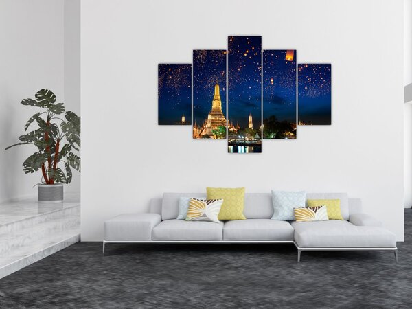 Slika - Luči za srečo, Bangkok (150x105 cm)