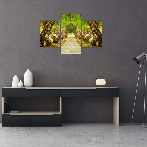 Slika - Živi tunel plumerije (90x60 cm)