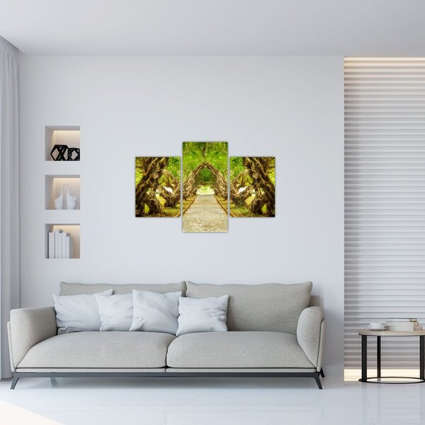 Slika - Živi tunel plumerije (90x60 cm)