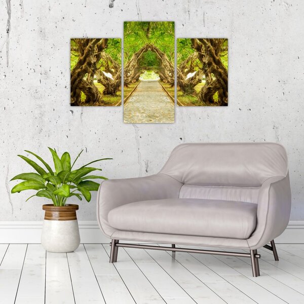 Slika - Živi tunel plumerije (90x60 cm)
