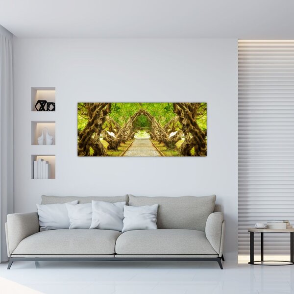 Slika - Živi tunel plumerije (120x50 cm)