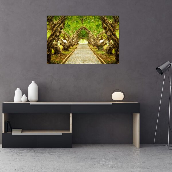 Slika - Živi tunel plumerije (90x60 cm)