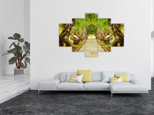 Slika - Živi tunel plumerije (150x105 cm)