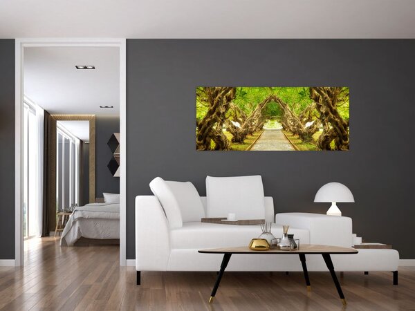 Slika - Živi tunel plumerije (120x50 cm)