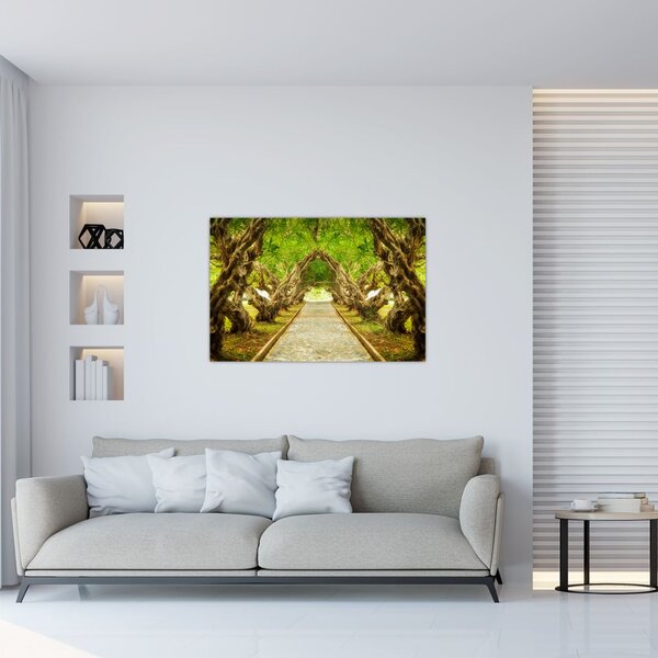 Slika - Živi tunel plumerije (90x60 cm)