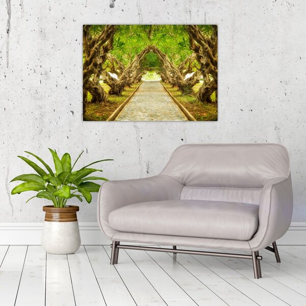 Slika - Živi tunel plumerije (70x50 cm)